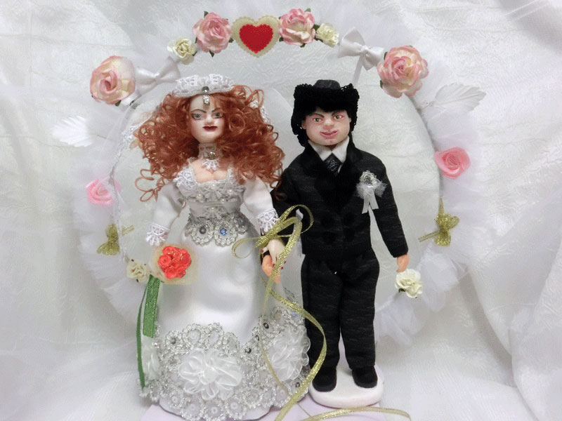 свадебные куклы